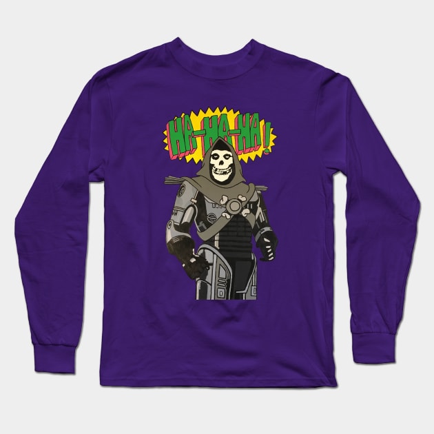 Skelefitcop Long Sleeve T-Shirt by ryancduboisart